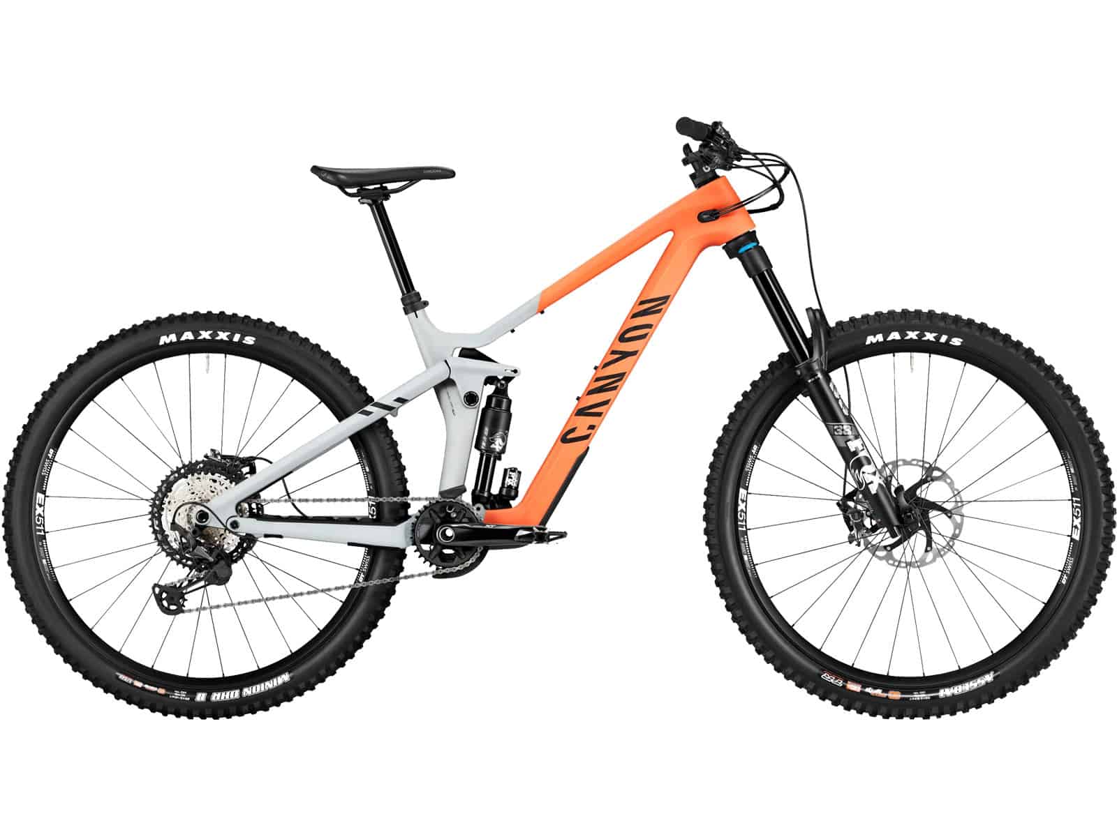 Voorbeeld van een enduro mountainbike, de Canyon Strive CFR Underdog MTB