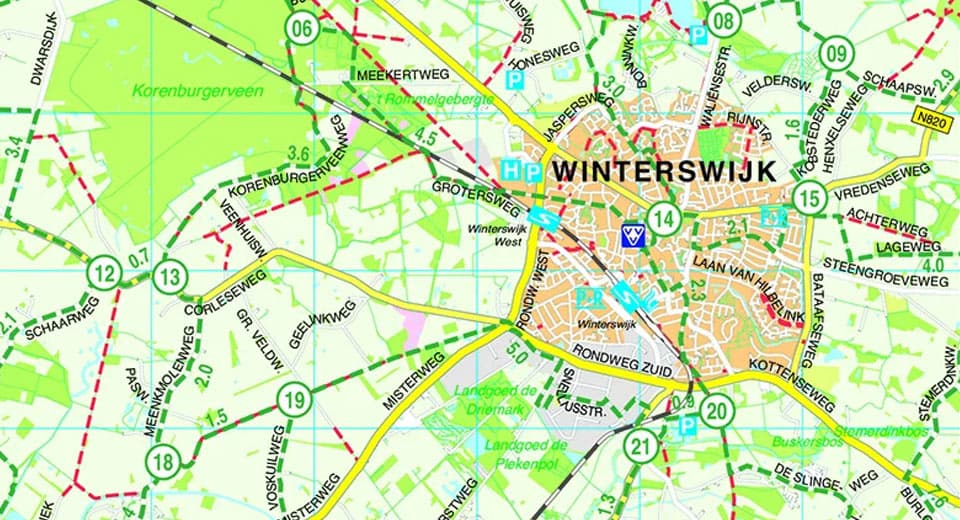 Illustratieve afbeelding bij 'Falk Fietsatlas Nederland, het meest complete overzicht'