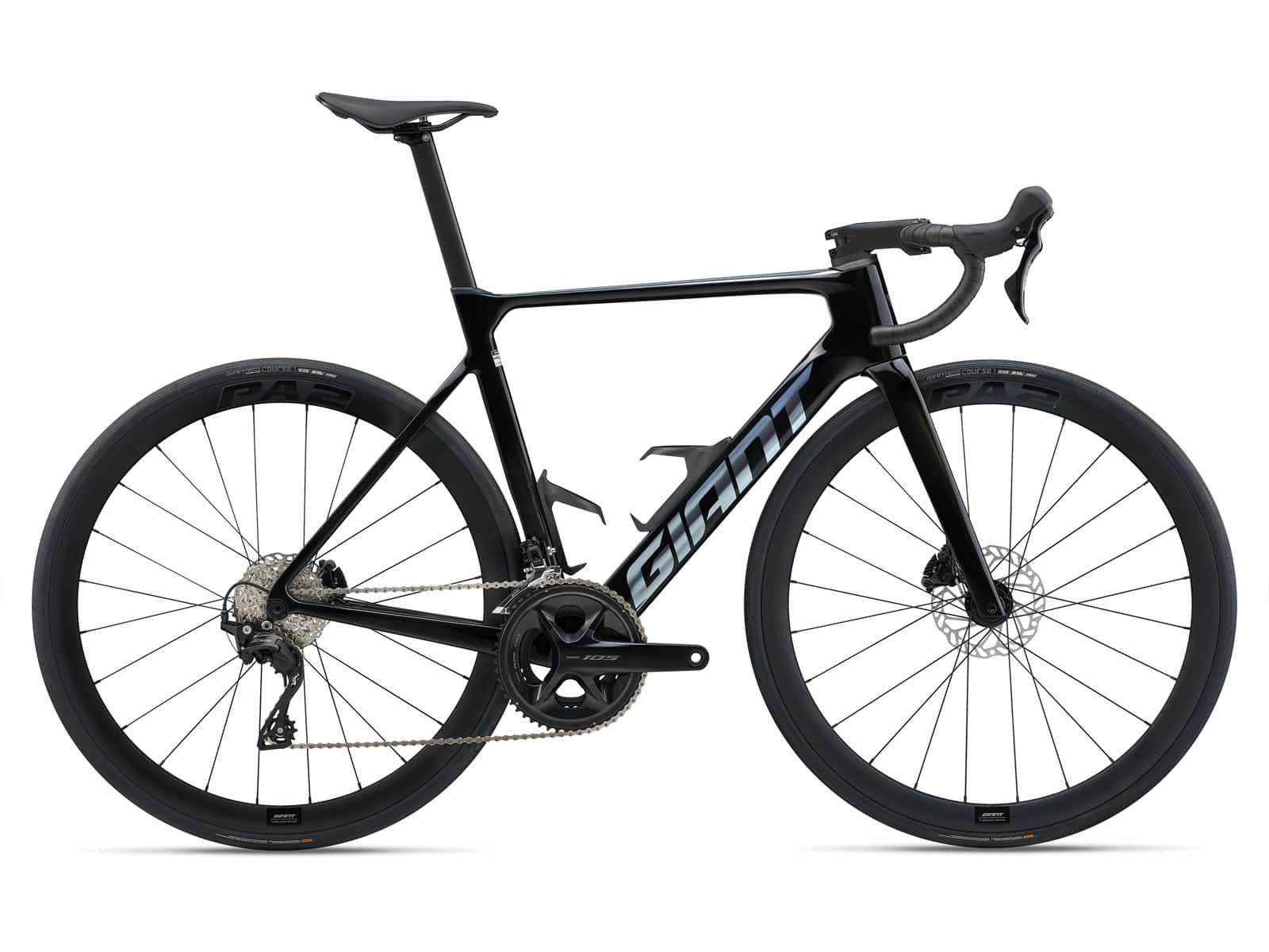Foto van een aero fiets van het merk Giant