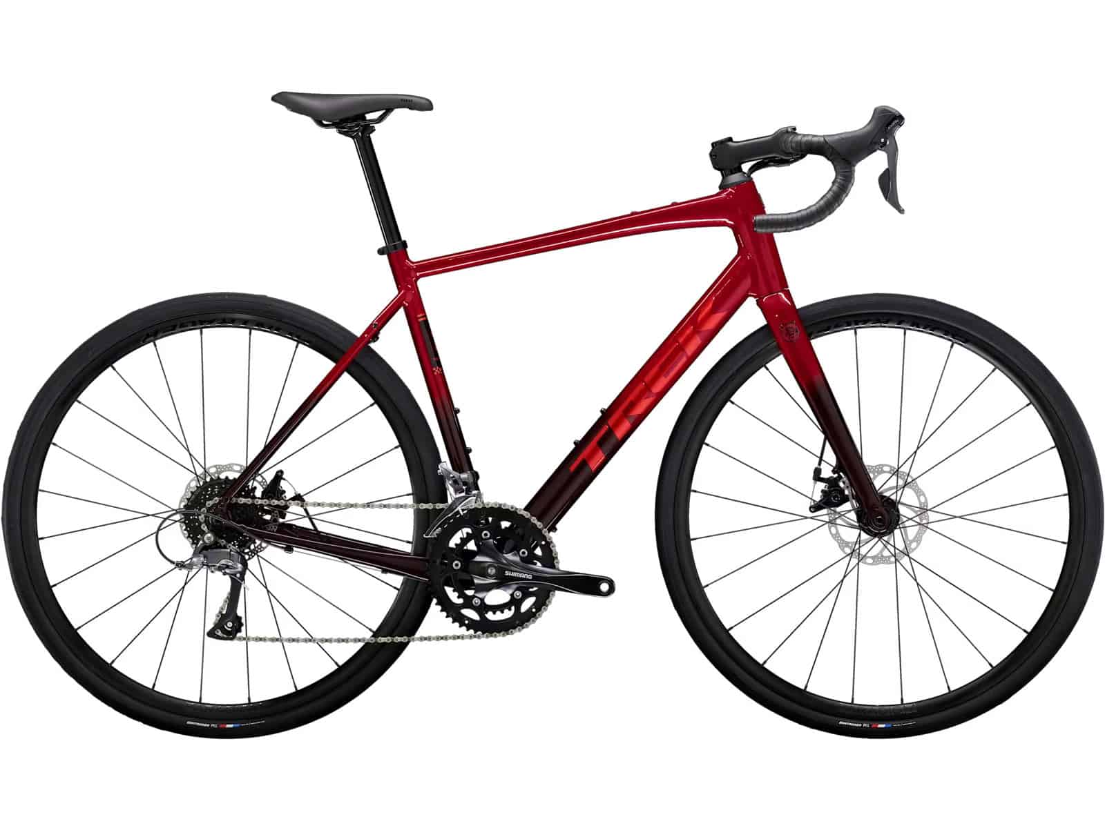 Foto van een endurance racefiets van het merk Trek