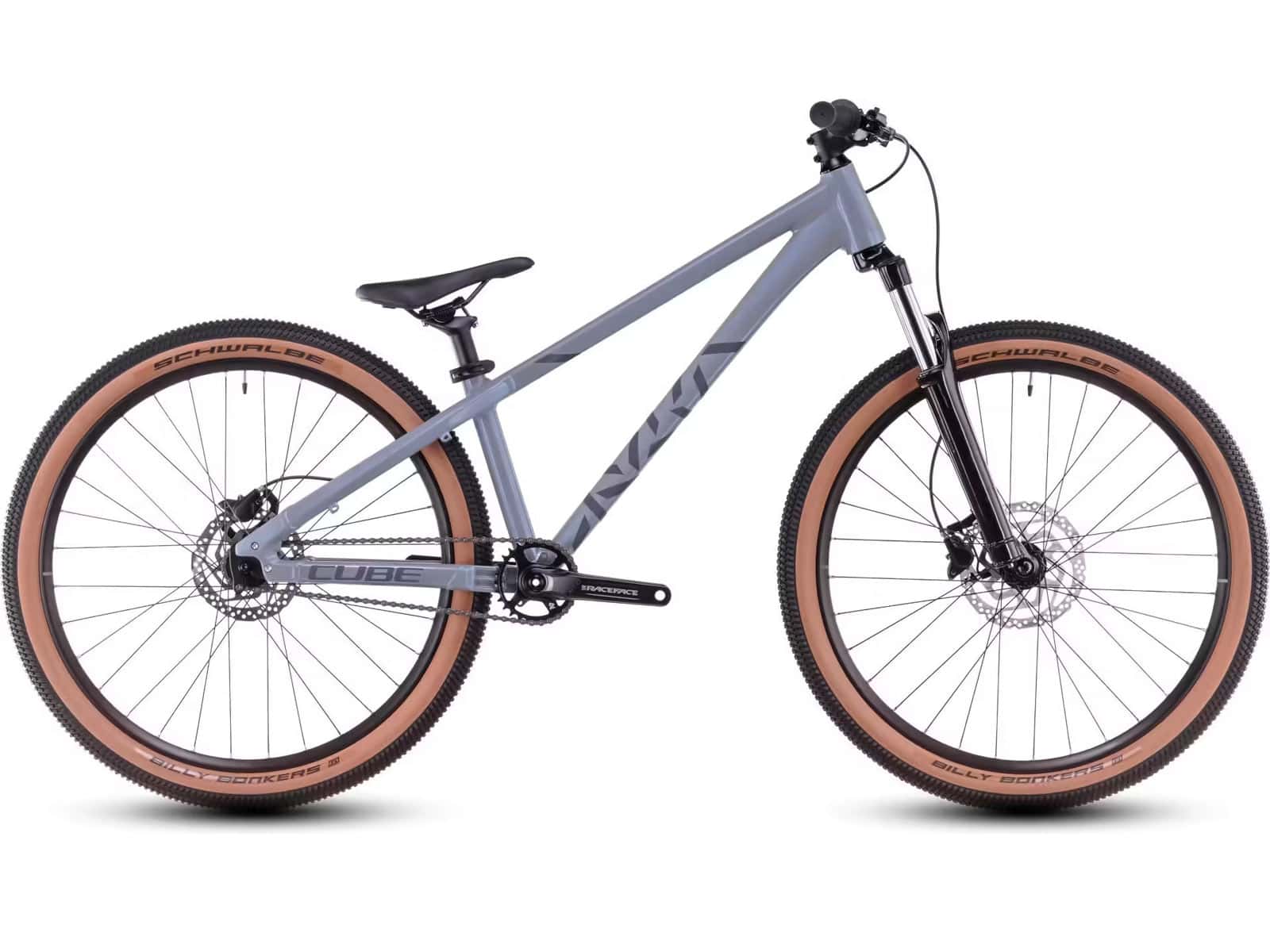 Foto van de Flying Circus dirtbike van Cube, een mountainbike die je vooral voor de fun koopt