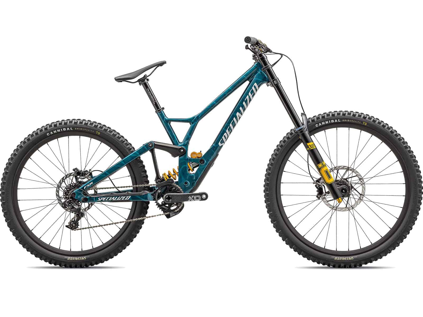 Foto van de Specialized Demo Race MTB, een speciale downhill mountainbike voor snelle en steile afdalingen